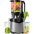 059A Cold Press Juicer, 5.3" Wide Feed Chute Juice Extractor Machine with 250W , Grey