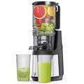 JE-37B Cold Press Juicer, 5.3" Wide Feed Chute Juice Extractor Machine with 250W , Stainless Steel