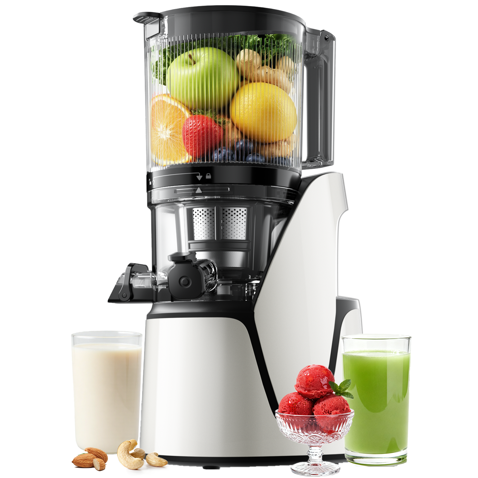 EanOruus 3-in-1 Multi-Function Juicer Premium Gray